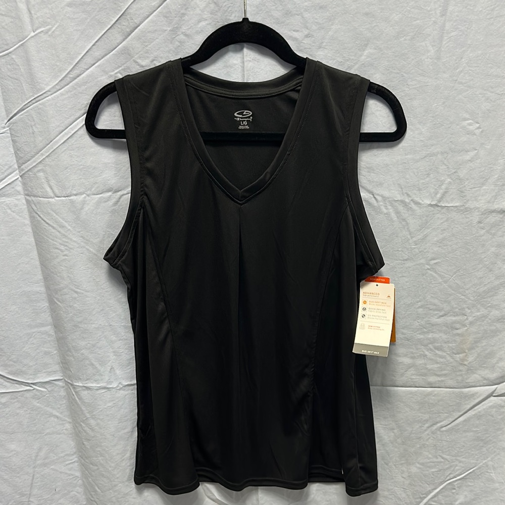 C9 by Champion black workout tank top, size L, new with tags, never worn